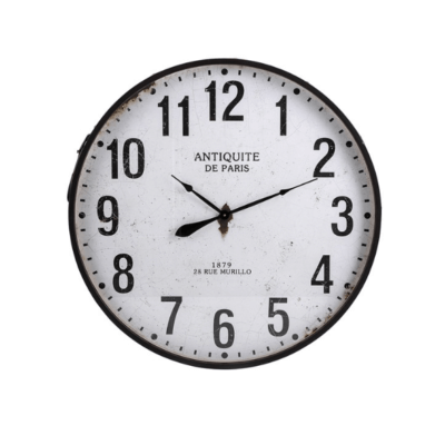 Amelie Mirrored Metal Wall Clock Slx Hospitality