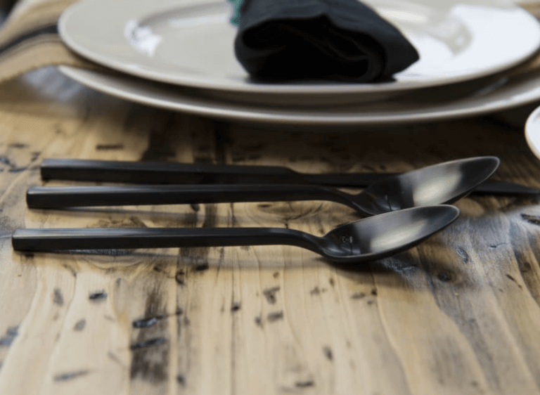 Arezzo Brushed Black Flatware | SLX Hospitality