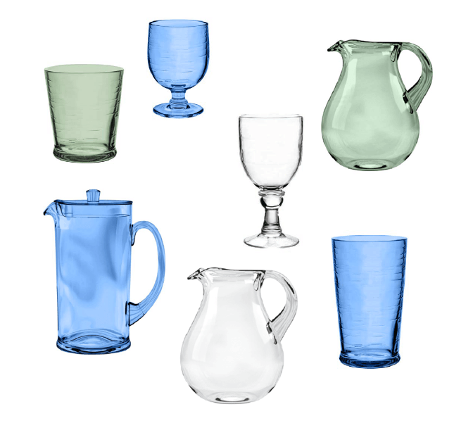 Cordoba Clear Acrylic Pitcher with Lid, 78oz